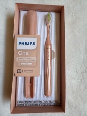 ✅NEW Philips One Rose Gold Sonicare Power Toothbrush